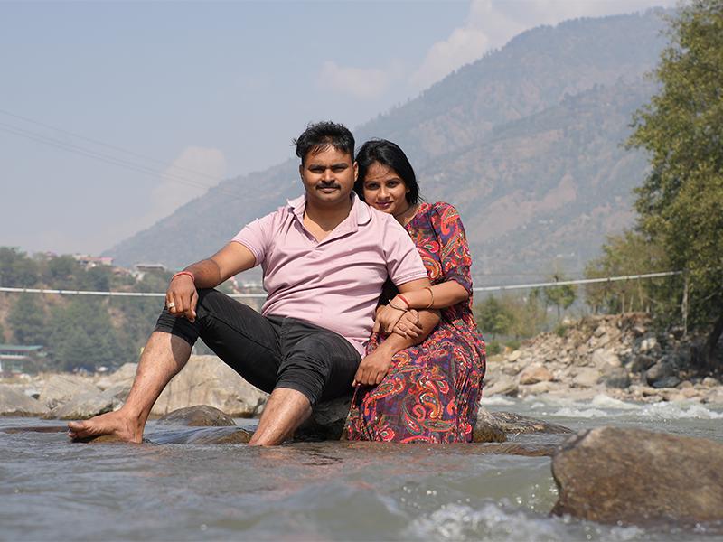 Manali Riverside photo shoot